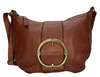 Imani Leather Crossbody Bag | Cognac