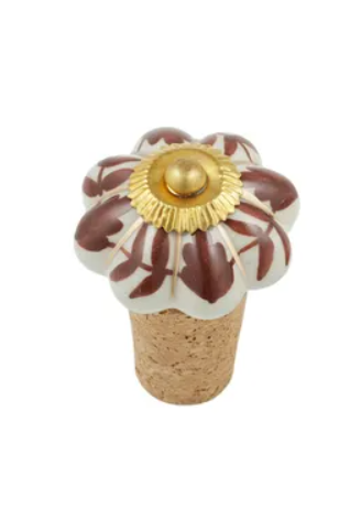 Rosa Ceramic Bottle Stopper