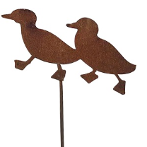 Duck Silhouette Rust