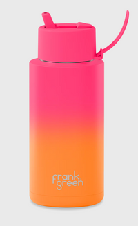 Limited Edition Gradient Ceramic Reusable Bottle | 34oz 1000ml ( 1 Litre)