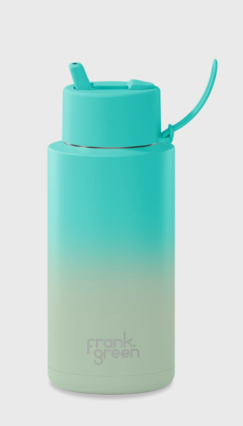 Limited Edition Gradient Ceramic Reusable Bottle | 34oz 1000ml ( 1 Litre)