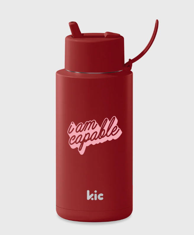 Kic Ceramic Reusable Bottle  | 34oz 1000ml ( 1 Litre)