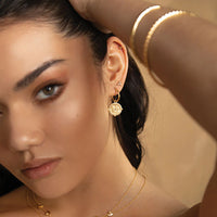 Small Hoop Earrings | 18KT Yellow Gold Plate