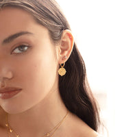 Small Hoop Earrings | 18KT Yellow Gold Plate