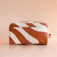 Rust Swirl Cosmetic Bags