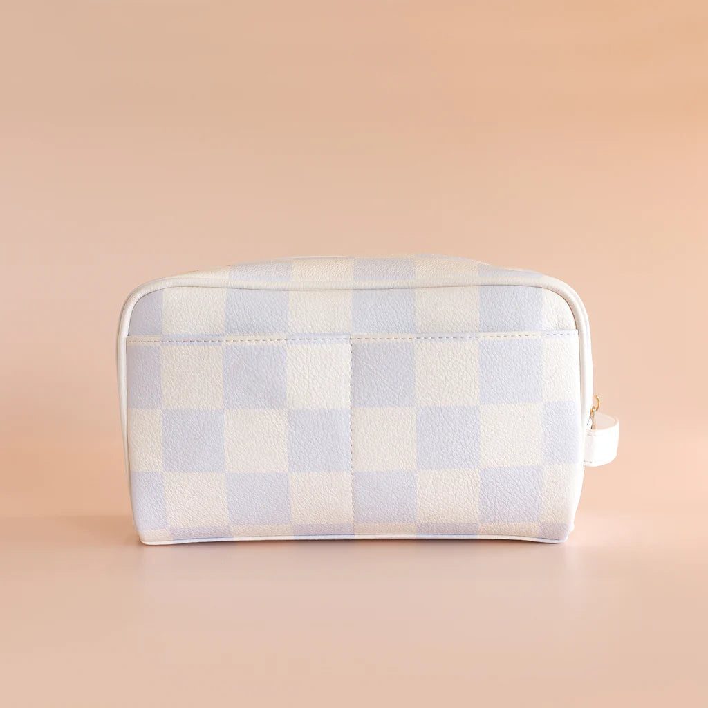 Powder Check Cosmetic Bags