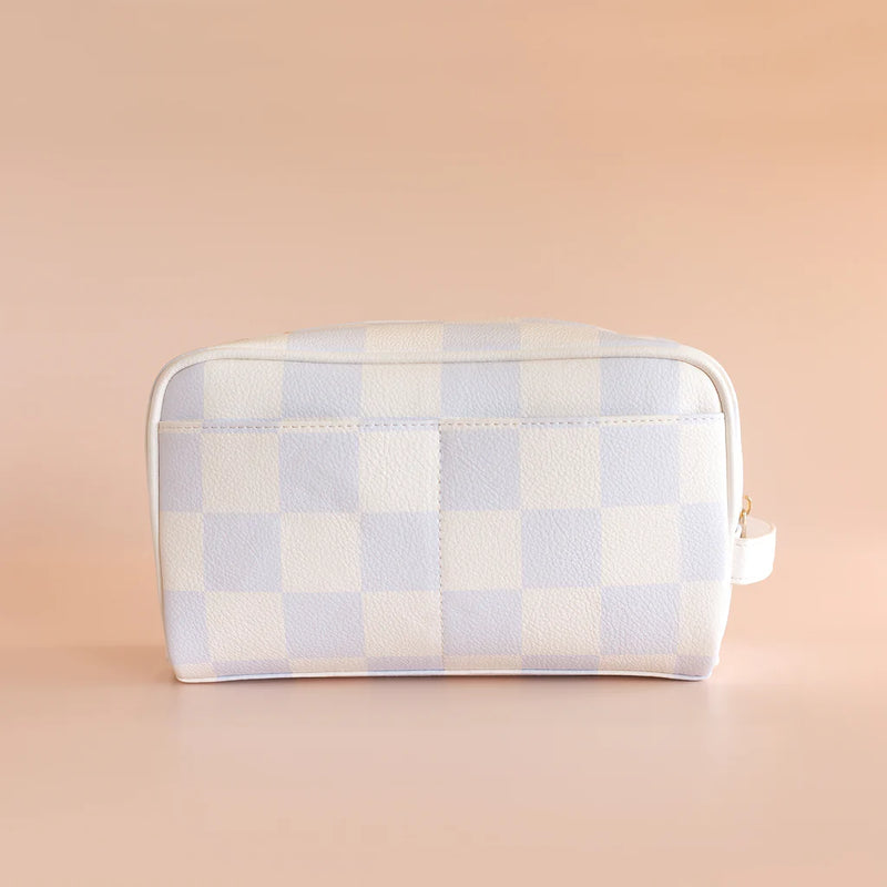 Powder Check Cosmetic Bags