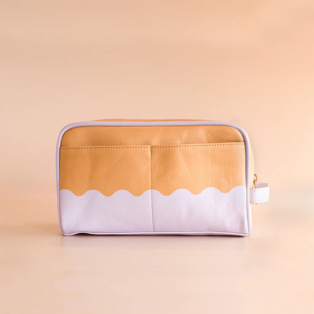 Lilac Ripple Cosmetic Bags