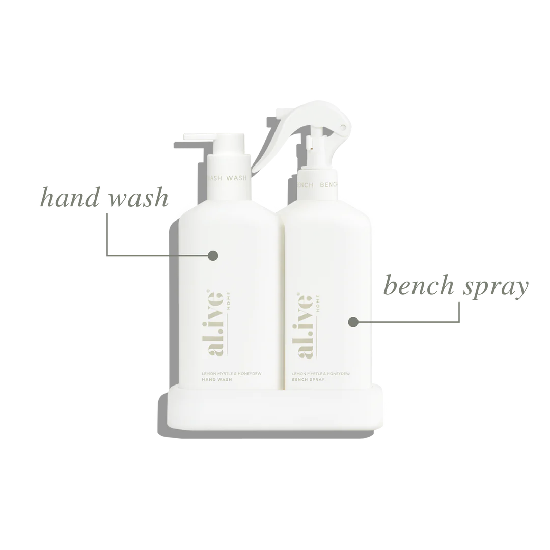 Dish Wash & Bench Spray Duo | Lemon Myrtle & Honeydew