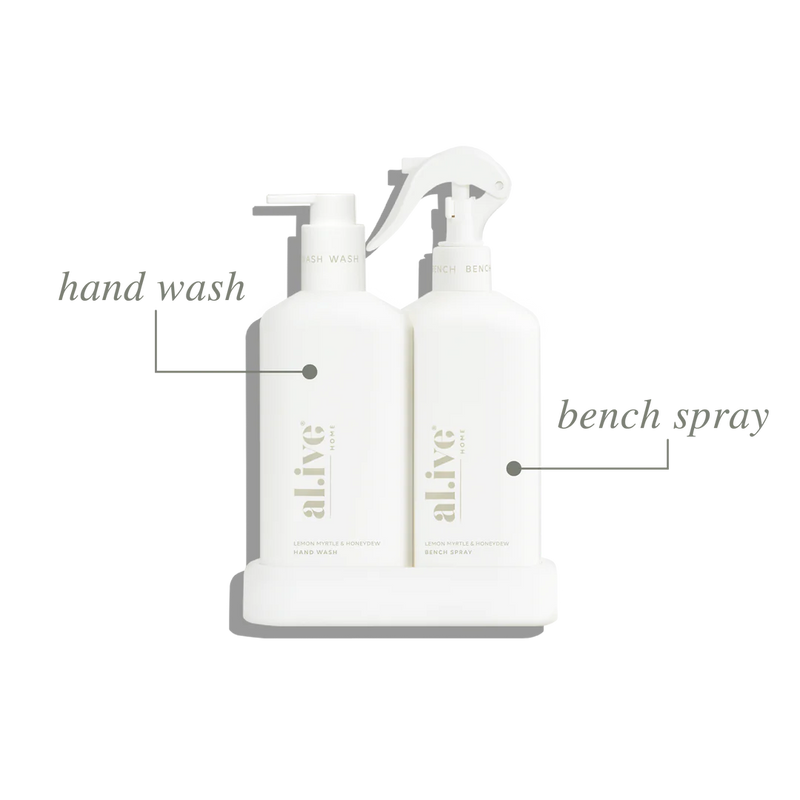 Dish Wash & Bench Spray Duo | Lemon Myrtle & Honeydew