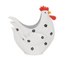 Chicken Planter Black & White