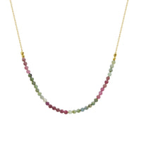 Wandering Soul Tourmaline Necklace | 18KT Yellow Gold Plate