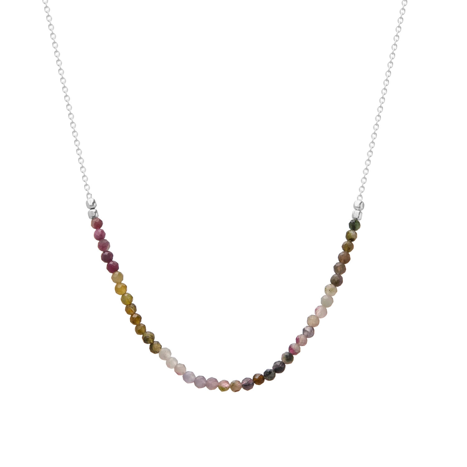 Wandering Soul Tourmaline Necklace | Sterling Silver