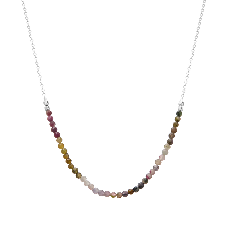 Wandering Soul Tourmaline Necklace | Sterling Silver