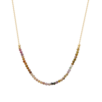 Wandering Soul Tourmaline Necklace | 18KT Yellow Gold Plate