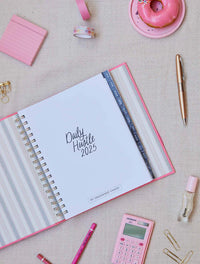 2025 Daily Hustle Planner | Pink