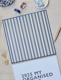 2025 Linen Planner & Calendar | Indigo