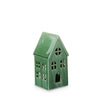 Ceramic Christmas House Green Table Decoration