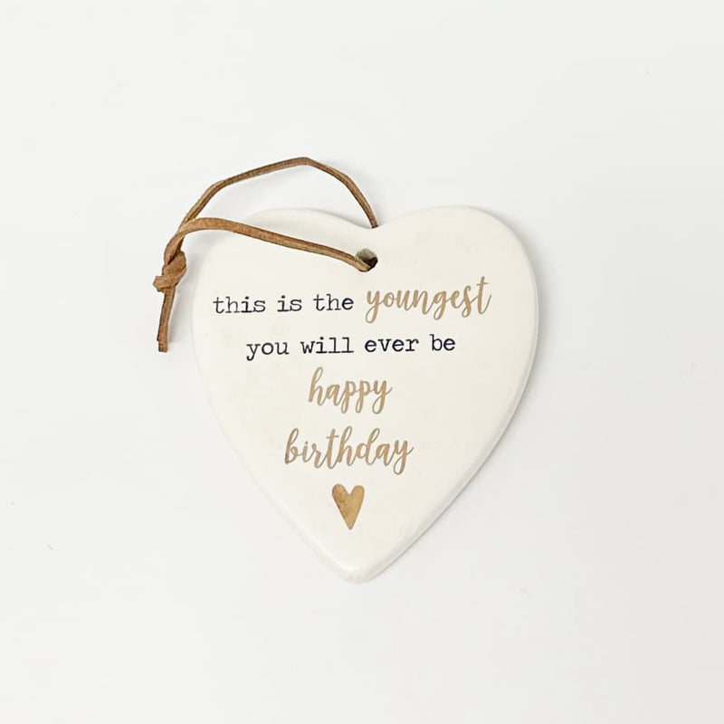 Ceramic Heart with Quote