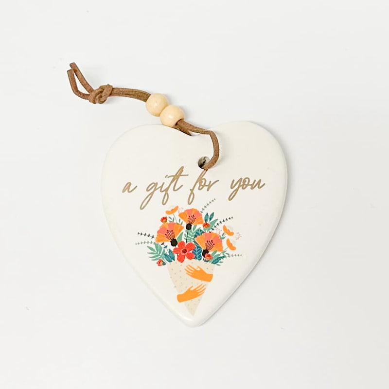 Ceramic Heart with Quote