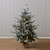 3.5 Ft Potted Balsam Snow Tree | 130 Led