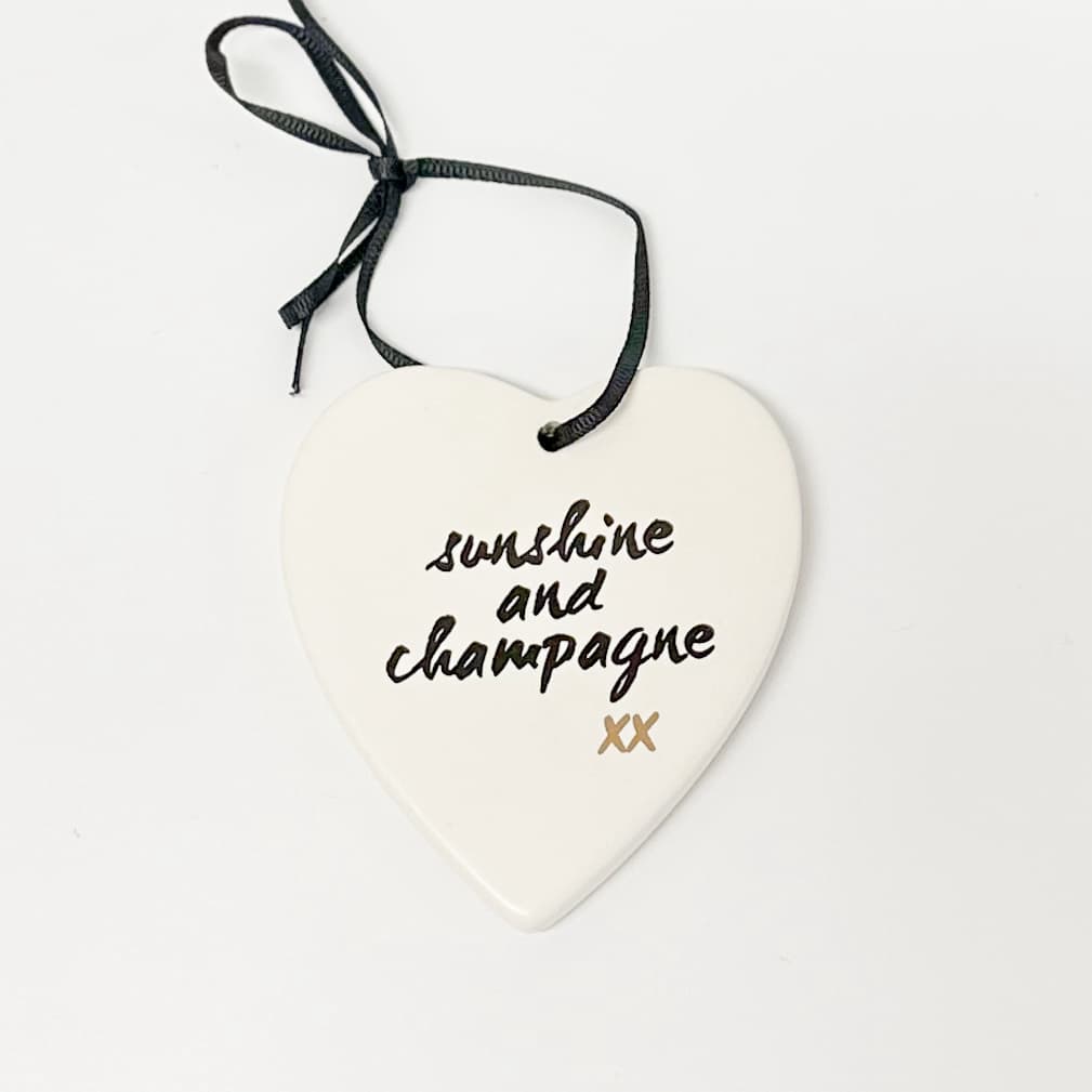 Ceramic Heart with Quote