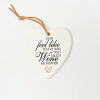 Ceramic Heart with Quote