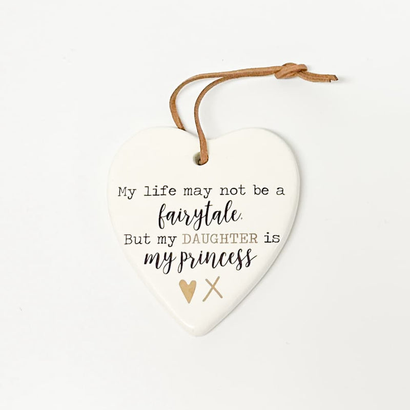 Ceramic Heart with Quote