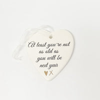 Ceramic Heart with Quote