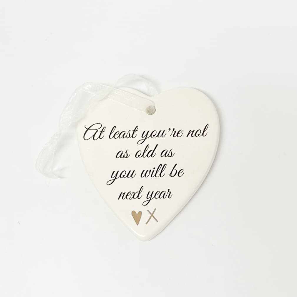 Ceramic Heart with Quote