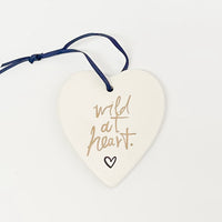 Ceramic Heart with Quote