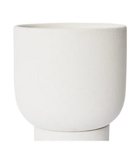 Daylen Pot w. Saucer | White