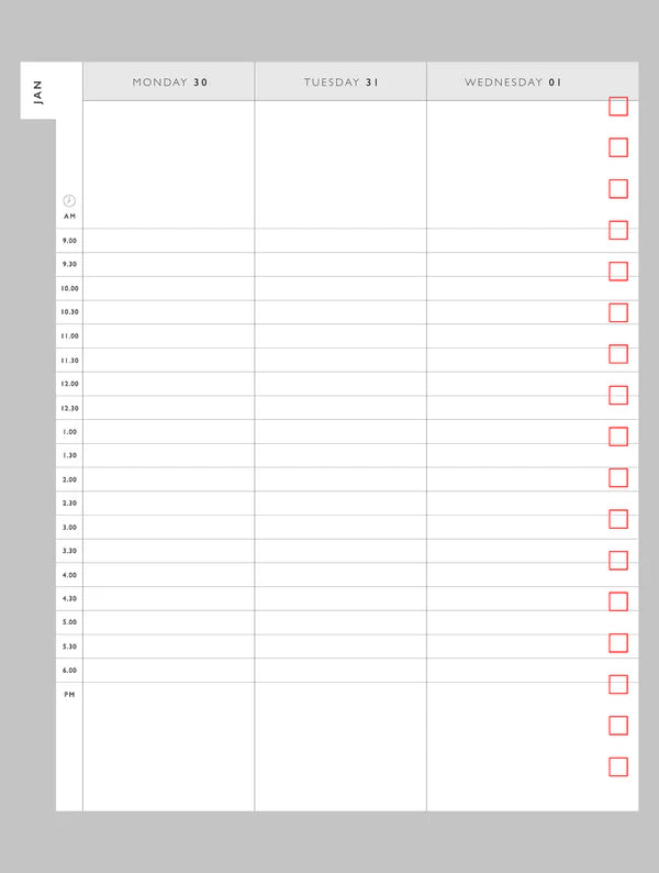 2025 Daily Hustle Planner | Pink