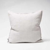 Luca Linen Outdoor Cushion | Silver Grey