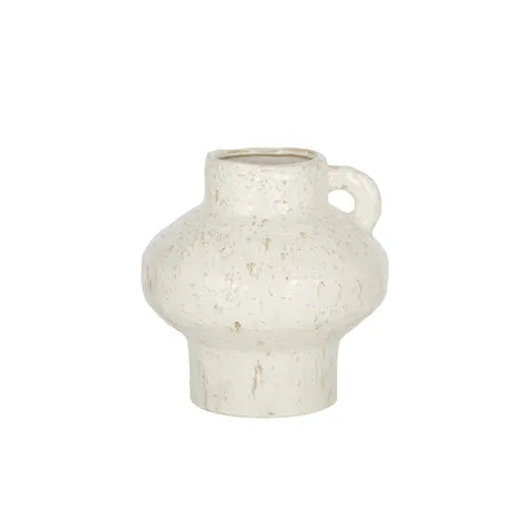 Tangier Ceramic Urn Vase | Natural