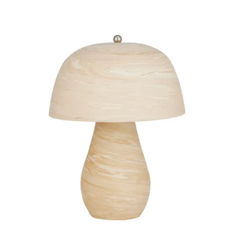 Camden Ceramic Dome Lamp | Natural Stone Look