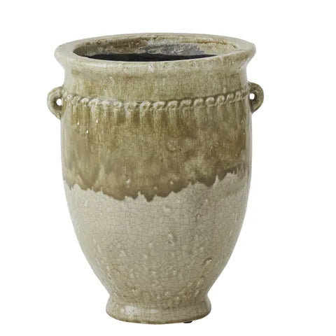 Taormina Ceramic Urn | Olive