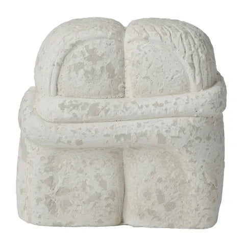 Embrace Ceramic Sculpture | White