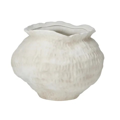 Herman Ceramic Vase | Ivory