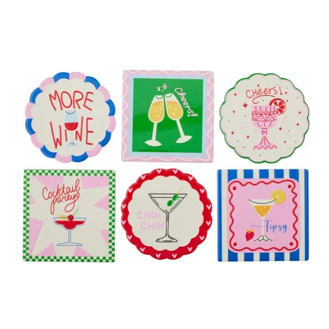 Cocktail Ceramic Coaster