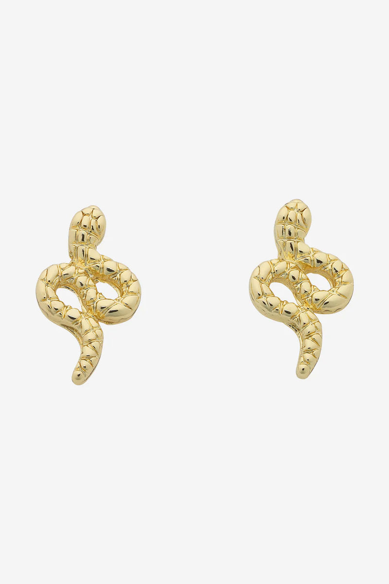 Petite Boa Gold Earring