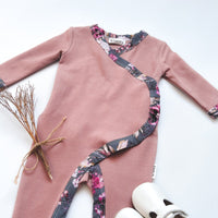 Baby Girls Winter Onesie | Pink