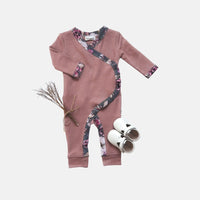 Baby Girls Winter Onesie | Pink