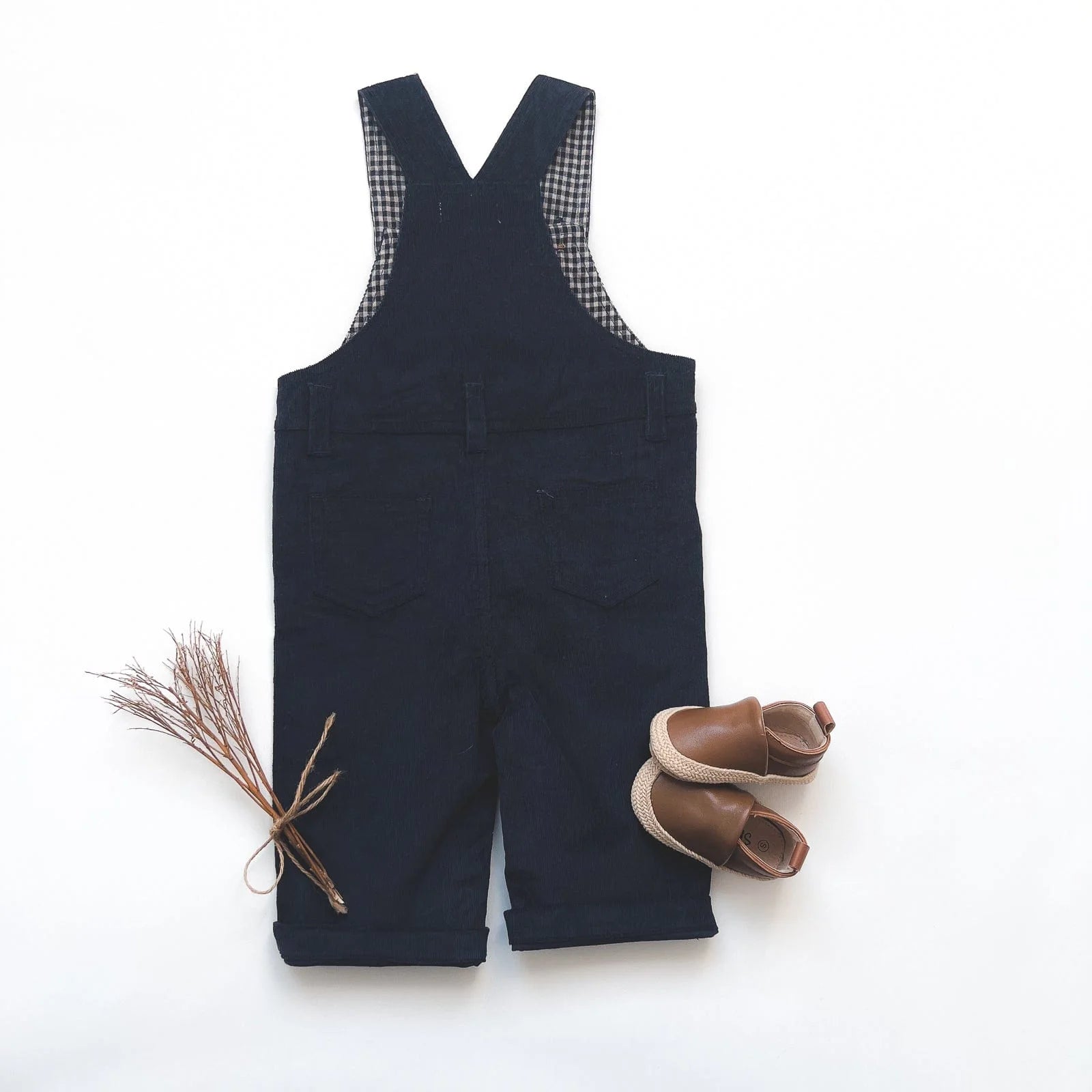 Baby Boys Roy Dungaree | Navy Corduroy