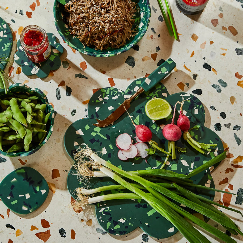 Penny Cheese Knife | Pine Terrazzo