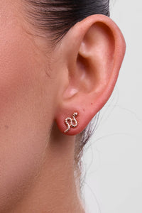 Petite Boa Rose Gold Earring