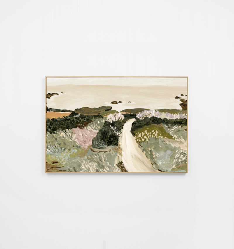 Seaside Meadow Spring Canvas Print