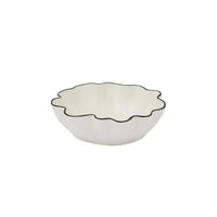 Winslow Ceramic Bowls | Ivory/Black