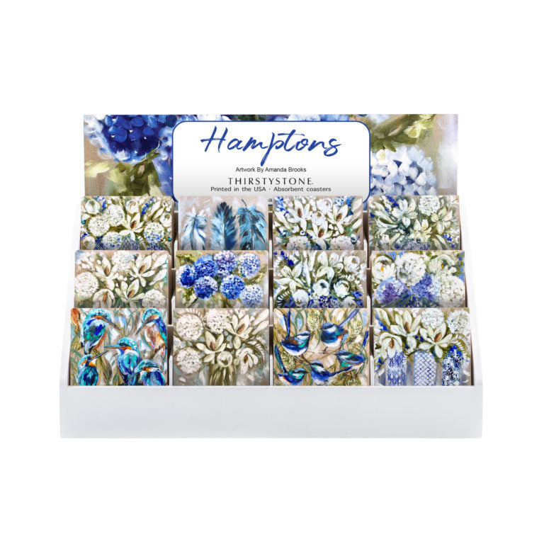 Hamptons By Amanda Brooks Stone Drink Coaster Collection