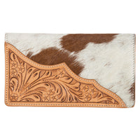 Calama Tooling Leather Slim Cowhide Wallet